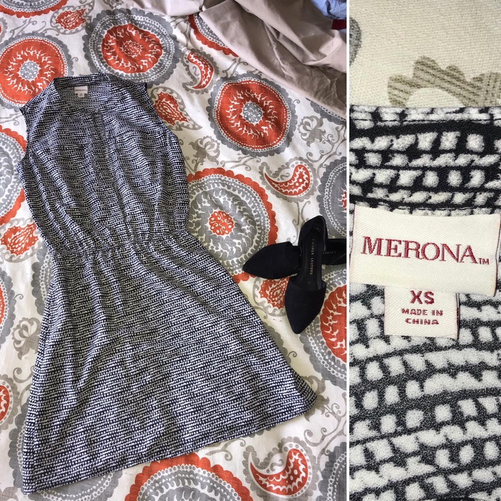 Merona casual button up dress